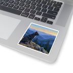 Cane Corso Acrylic vinyl sticker by Tritan, on a laptop