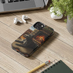 Cane Corso Acrylic tough phone case by Tritan, on a desk