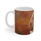 Cavalier King Charles Spaniel Acrylic ceramic mug by Tritan, left handle