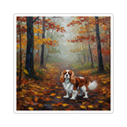 Cavalier King Charles Spaniel Acrylic vinyl sticker by Tritan, front
