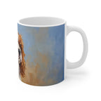 Cavalier King Charles Spaniel Acrylic ceramic mug by Tritan, right handle