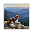 Cavalier King Charles Spaniel Acrylic vinyl sticker by Tritan, front