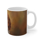 Cavalier King Charles Spaniel Acrylic ceramic mug by Tritan, right handle
