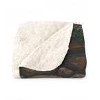 Cavalier King Charles Spaniel Acrylic sherpa blanket by Tritan, folded