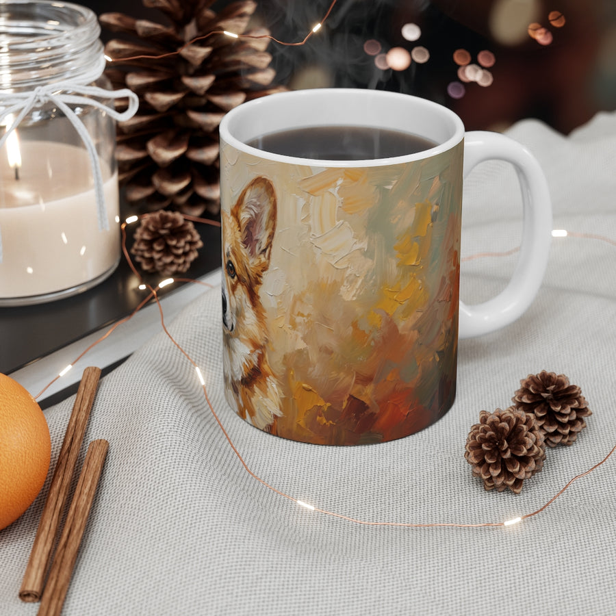 Corgi Acrylic ceramic mug by Tritan, context