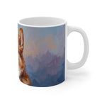 Corgi Acrylic ceramic mug by Tritan, right handle