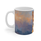 Corgi Acrylic ceramic mug by Tritan, left handle