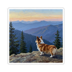 Corgi Acrylic vinyl sticker by Tritan, front