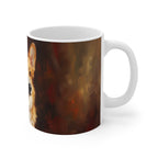 Corgi Acrylic ceramic mug by Tritan, right handle