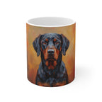 Dachshund Acrylic ceramic mug by Tritan, front
