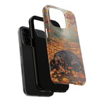 Dachshund Acrylic tough phone case by Tritan, two-piece layers