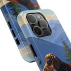 Dachshund Acrylic tough phone case by Tritan, close-up