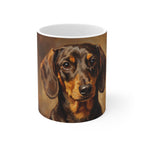 Dachshund Acrylic ceramic mug by Tritan, front