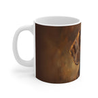 Dachshund Acrylic ceramic mug by Tritan, left handle