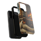 Dachshund Acrylic tough phone case by Tritan, two-piece layers