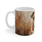 English Bulldog Acrylic ceramic mug by Tritan, left handle