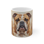 English Bulldog Acrylic ceramic mug by Tritan, front