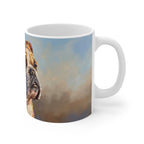 English Bulldog Acrylic ceramic mug by Tritan, right handle