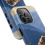 English Bulldog Acrylic tough phone case by Tritan, close-up