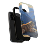 English Bulldog Acrylic tough phone case by Tritan, two-piece layers