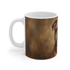 English Bulldog Acrylic ceramic mug by Tritan, left handle