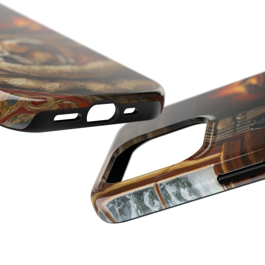 English Bulldog Acrylic tough phone case by Tritan, side