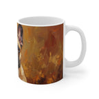 French Bulldog Acrylic ceramic mug by Tritan, right handle