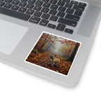 French Bulldog Acrylic vinyl sticker by Tritan, on a laptop