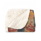 French Bulldog Acrylic sherpa blanket by Tritan, folded