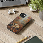 French Bulldog Acrylic tough phone case by Tritan, on a desk