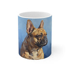 French Bulldog Acrylic ceramic mug by Tritan, front