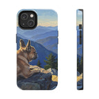 French Bulldog Acrylic tough phone case by Tritan, front and side