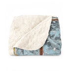 French Bulldog Acrylic sherpa blanket by Tritan, folded