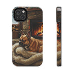 French Bulldog Acrylic tough phone case by Tritan, front and side