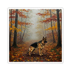 German Shepherd Acrylic vinyl sticker by Tritan, front