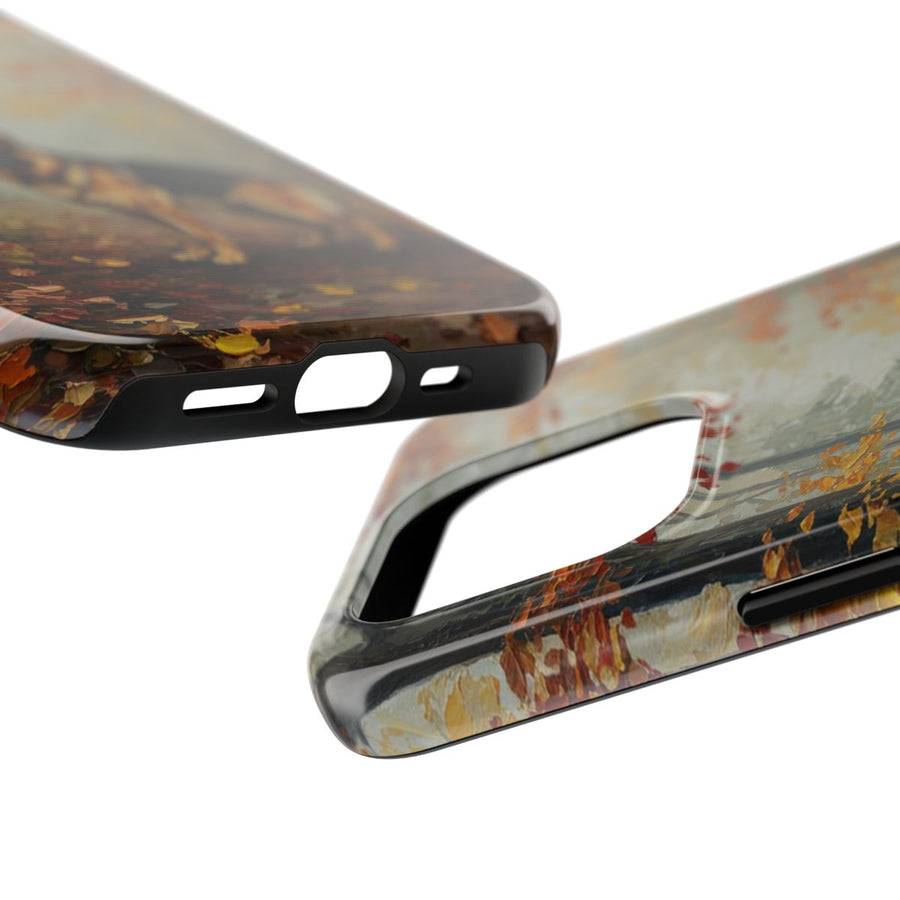 German Shepherd Acrylic tough phone case by Tritan, side