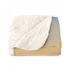 German Shepherd Acrylic sherpa blanket by Tritan, folded