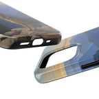 German Shepherd Acrylic tough phone case by Tritan, side