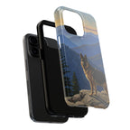 German Shepherd Acrylic tough phone case by Tritan, two-piece layers
