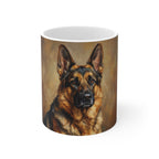 German Shepherd Acrylic ceramic mug by Tritan, front