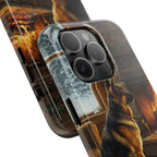 German Shepherd Acrylic tough phone case by Tritan, close-up
