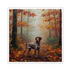 German Shorthaired Pointer Acrylic vinyl sticker by Tritan, front