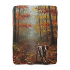 German Shorthaired Pointer Cozy Set — 2-Piece Blanket + Mug Gift Set | Autumn Woods | Tritan