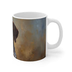 German Shorthaired Pointer Acrylic ceramic mug by Tritan, right handle