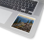 German Shorthaired Pointer Acrylic vinyl sticker by Tritan, on a laptop