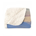 German Shorthaired Pointer Acrylic sherpa blanket by Tritan, folded