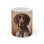 German Shorthaired Pointer Acrylic ceramic mug by Tritan, front