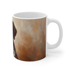 German Shorthaired Pointer Acrylic ceramic mug by Tritan, right handle