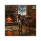German Shorthaired Pointer Acrylic vinyl sticker by Tritan, front