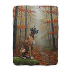 Great Dane Cozy Set — 2-Piece Blanket + Mug Gift Set | Autumn Woods | Tritan